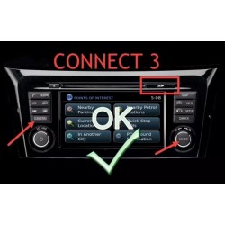 Mise à jour du système de navigation Nissan Connect 3 Europe | Carte SD